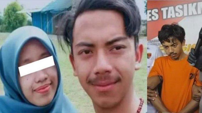 Kolase: Sosok Herdis Permana (20), mahasiswa yang bunuh pacarnya WW (19) karena diberitahu soal kabar telat haid (datang bulan).