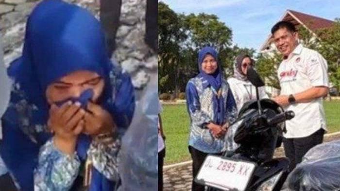 Sosok Muhammad Hamzih yang memberi 1 motor lagi buat Bidan Rusmiati.