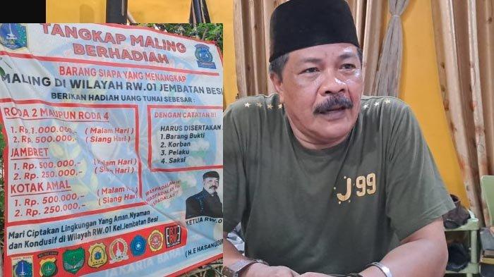 Sosok Nurdin Pak RW yang Buat Sayembara Tangkap Maling Pakai Uang Sendiri, Pelaku Tak Boleh Bonyok