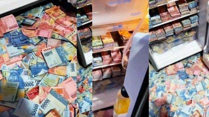 Sosok pemilik uang disimpan di kulkas ternyata seorang warga Pasuruan yang membongkar niat aslinya merekam video.