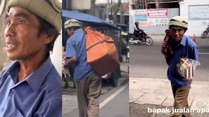 Sosok penjual buku keliling di Cimahi, berhari-hari tidak pulang demi mendapatkan uang.
