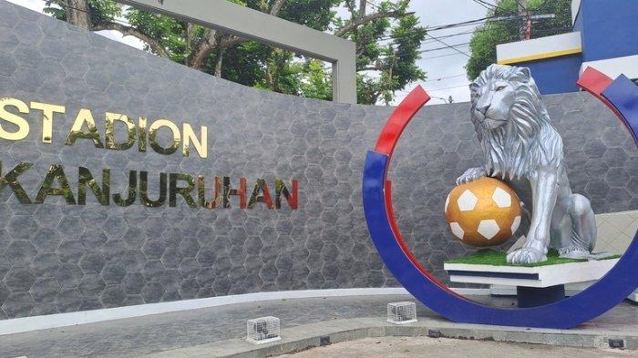 Stadion Kanjuruhan tampak depan, rencana peresmian oleh Presiden Prabowo Subianto pada hari ini, Selasa, (21/1/2024) terancam batal.