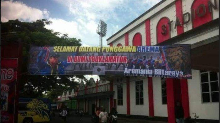 Penampakan Depan Stadion Soepriadi Blitar yang menjadi markas Arema FC untuk musim kompetisi Liga 1 2024/2025