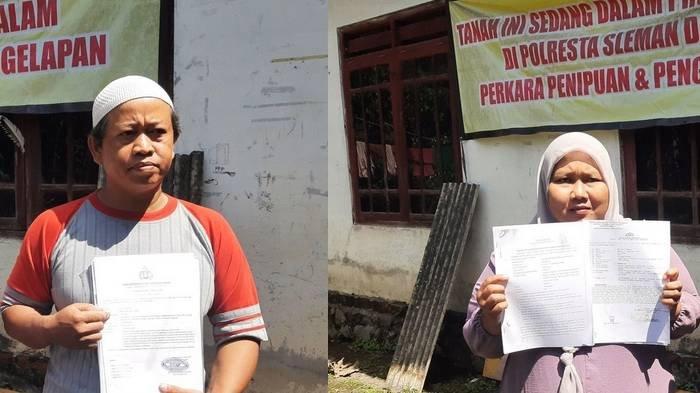 KORBAN MAFIA TANAH - Suami istri di Kabupaten Sleman, Hedi Ludiman (49) dan Evi Fatimah (38) yang menjadi korban dugaan praktik mafia tanah.