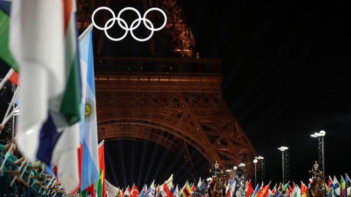 Suasana pembukaan Olimpiade Paris 2024