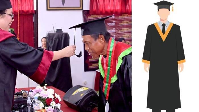 CERITA SURIYONO - Momen kelulusan Suriyono dan resmi menjadi Sarjana Agroteknologi Pertanian.