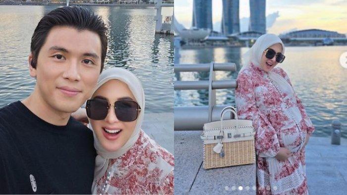 Syahrini dikomentari oleh keluarga Reino Barack saat lakukan pemotretan dan memamerkan baby bump kehamilannya.