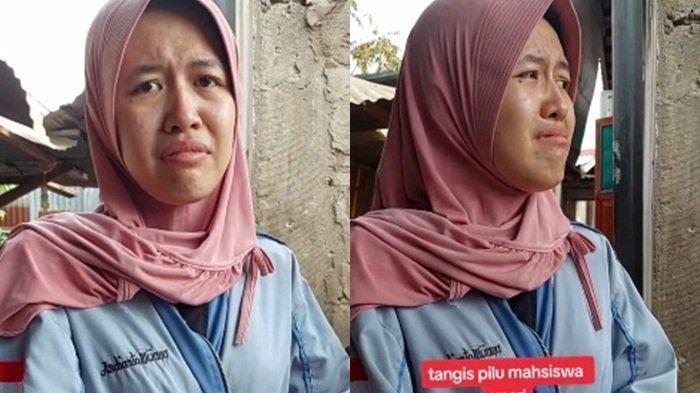 Tangis Mahasiswi Lihat Rumah Terbakar hingga Hanguskan File Skripsi, Laptop Terbakar