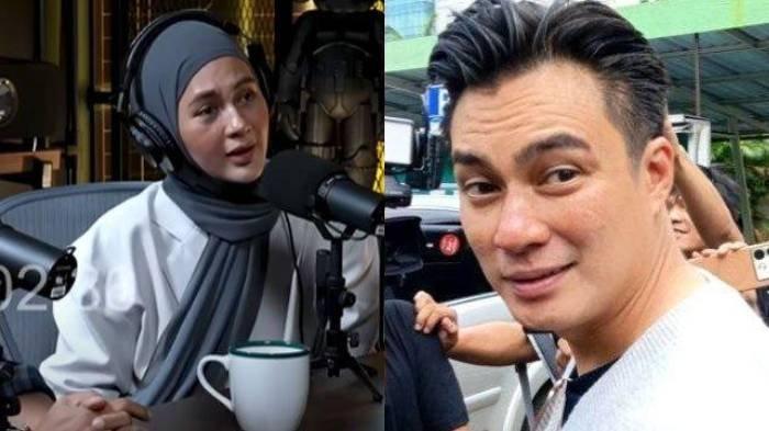 KASUS PAULA DAN BAIM - (Kiri) Paula Verhoeven saat menjadi bintang tamu di podcast Deddy Corbuzier. (Kanan) Potret Baim Wong (kiri) saat berada di Pengadilan Agama Jakarta Selatan, Rabu (30/10/2024). 