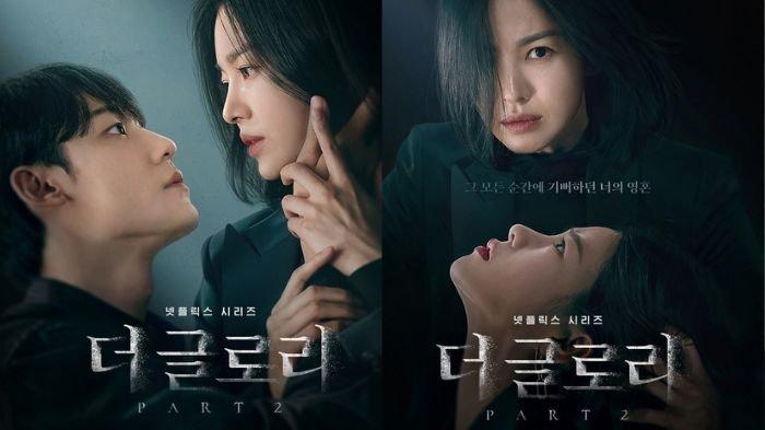 Poster 'The Glory Part 2'. Drama Korea thriller yang dibintangi artis cantim Song Hye Kyo akan rilis Maret 2023 ini.