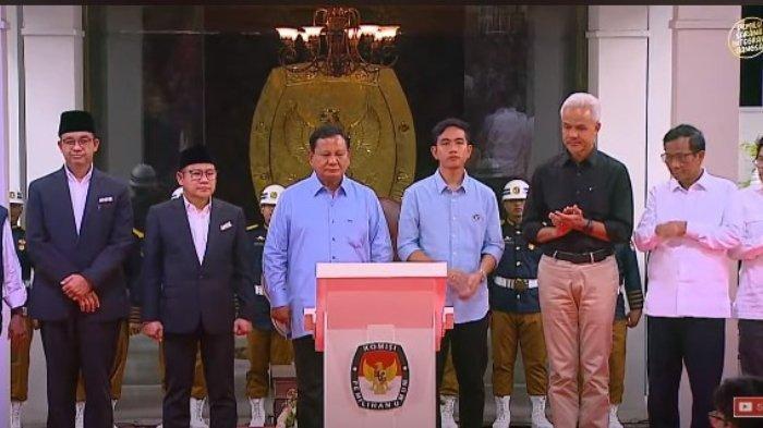 Tiga pasangan calon presiden dan calon wakil presiden serta 18 partai politik (parpol) resmi mendeklarasikan kampanye damai untuk Pemilu 2024 di halaman Gedung Komisi Pemilihan Umum (KPU), Jakarta, pada Senin (27/11/2023). Per Selasa (28/11/2023) tahapan pemilu secara resmi sudah memasuki masa kampanye. Kampanye bakal berlangsung selama 75 hari. Ini lokasi kampanye perdana para capres.