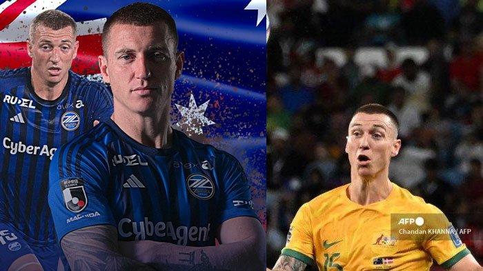 Striker Timnas Australia, Mitchell Duke sempat sindir Timnas Indonesia saat menyanyikan lagu Tanah Airku, dikira selebrasi kemenangan