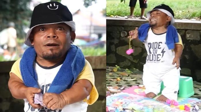 Tangkapan layar Ucok Baba jualan lato-lato di pinggir jalan.