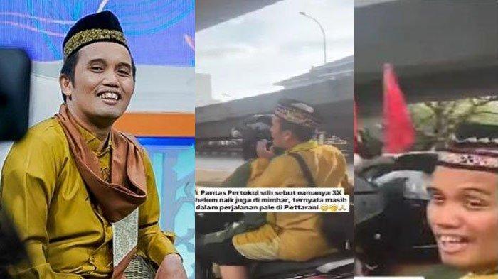 Ustaz Maulana viral di media sosial gegara terekam tak pakai helm saat dibonceng motor. Kini minta maaf dan bayar denda tilang.