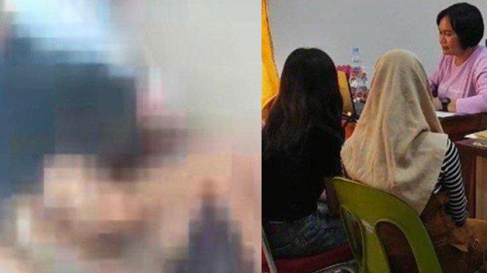 Video siswi SMP berusia 12 dan 13 tahun adu jotos di Parepare.