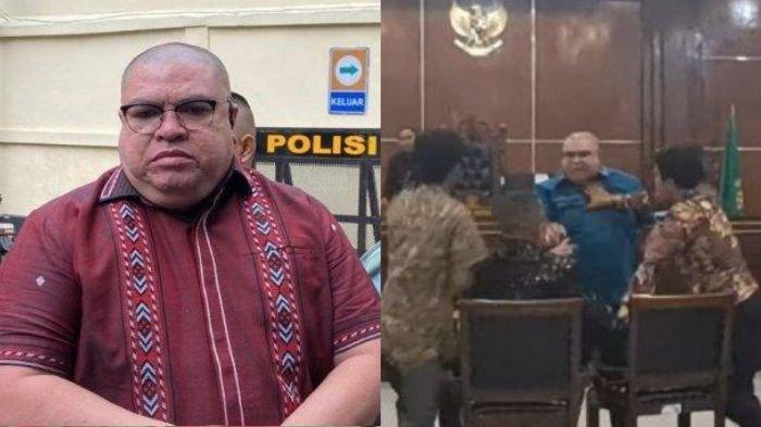HOTMAN VS RAZMAN - Perseteruan pengacara Hotman Paris dan Razman Nasution memanas saat bertemu di Pengadilan Negeri Jakarta Utara, Kamis (6/2/2025). Razman Nasution murka curiga hakim tidak netral dalam menangani kasus ini.