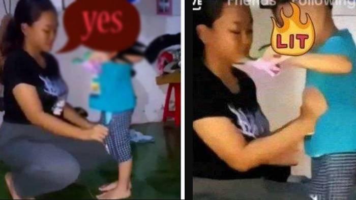 Viral Raihanny alias Hanny ibu muda yang lecehkan anak kandungnya sendiri.