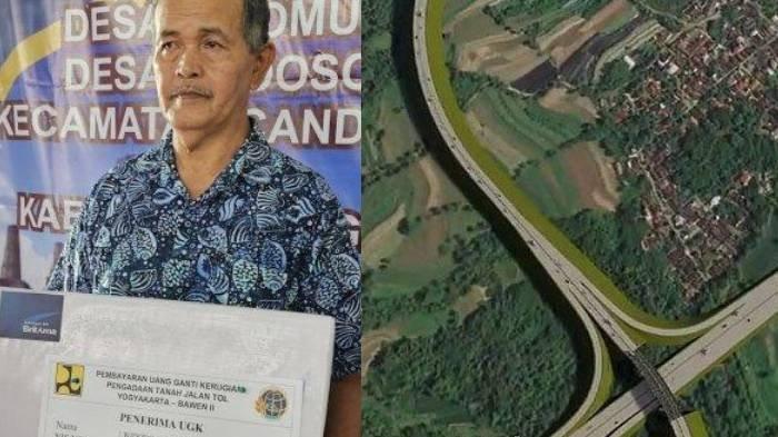 Seorang petani di Magelang, Widodo Guritno menerima Uang Pembayaran Ganti Rugi (UGR) proyek tol Jogja-Bawen senilai Rp 17,6 Miliar.