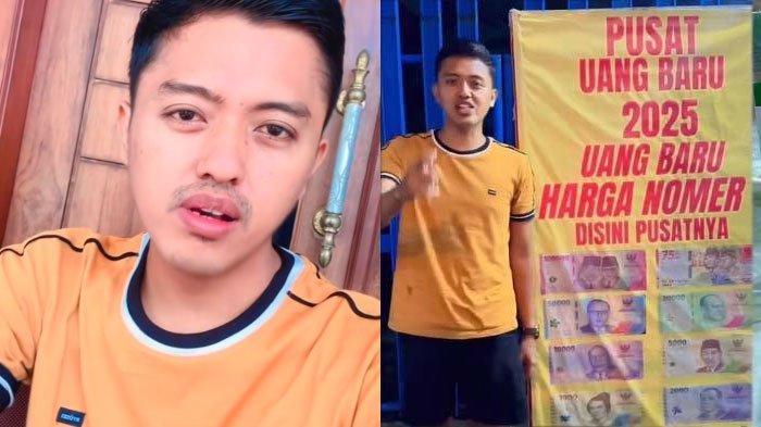 KLARIFIKASI DARI WILDAN UANG BARU - Tangkapan layar unggahan TikTok Rama Wildan. Ia tak takut meski disentil polisi dan BI soal sumber tumpukan uang Rp2 M.