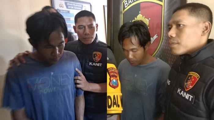 PENGGELAPAN MOTOR - Yusuf, warga Mojoagung, Jombang, Jawa Timur ditahan oleh polisi setelah menggelapkan motor milik kerabatnya, Selasa (29/7/2025) petang. Pria bernama lengkap Akhmad Yusuf Afandi (32) ini dulunya viral karena tinggal di kolong jembatan frontage Gedangan, Sidoarjo bersama bayinya, Zafa.