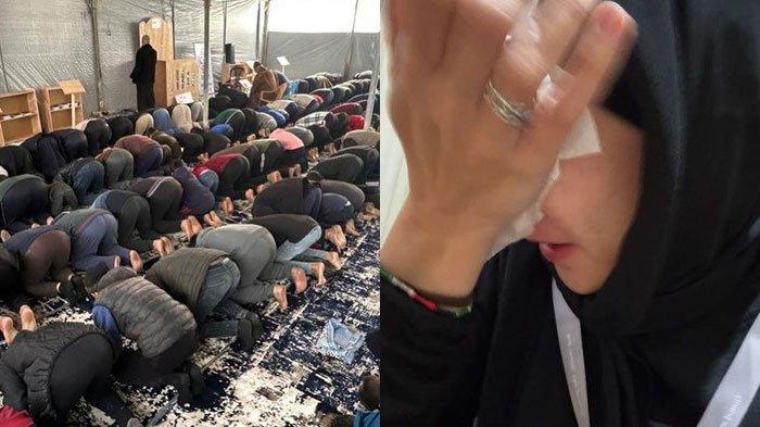 BANGUN MASJID - Aktris Zaskia Adya Mecca mengabarkan dirinya baru saja selesai membangun masjid sementara di Gaza, Palestina. Kabar ini diungkapkan Zaskia melalui postingan Instagramnya, Sabtu (22/2/2025).
