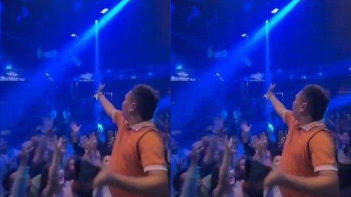 NYAWER - Tangkapan layer video viral seorang kepala desa di Cirebon terekam nyawer di klub malam. Pemdes menyoroti sikap kades yang baru menjabat 1,5 tahun tersebut, Kamis (12/6/2025).