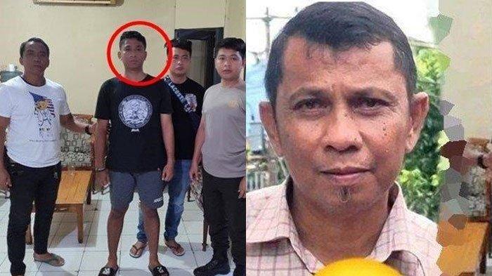 Adipati (kiri), anak di Manado bunuh ayah kandung karena emosi temannya ditegur tidak boleh merokok di rumah.