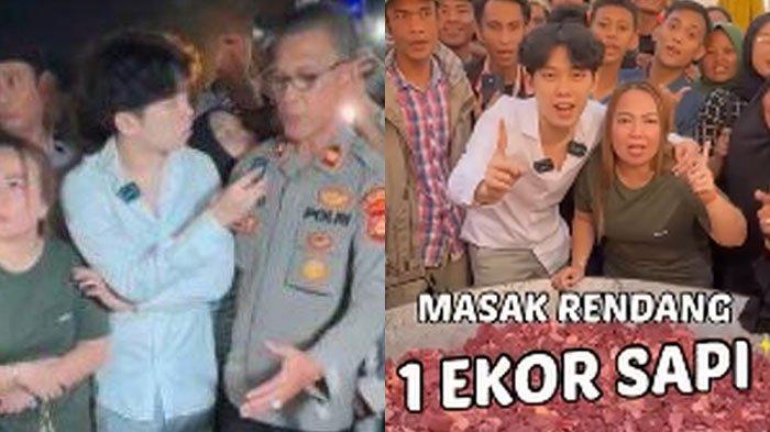 KEHILANGAN DAGING - Konten kreator Willie Salim syok daging rendang 200 kilogram yang dimasak untuk buka puasa mendadak hilang padahal ada polisi yang menjaga. Kejadian tersebut saat Willie Salim mengadakan acara masak besar di Palembang, Sumatera Selatan, Selasa (18/3/2025).
