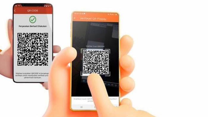 BATAS AMBIL BSU - Ilustrasi pengecekan penerima BSU lewat aplikasi PosPay. Pengambilan BSU di kantor pos memiliki batas Waktu. Ketika mengambil jangan lupa membawa QR Pospay.