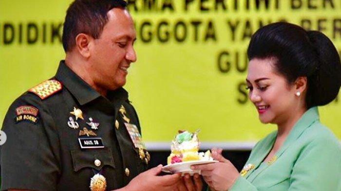 Bella Saphira dan suaminya Jenderal TNI