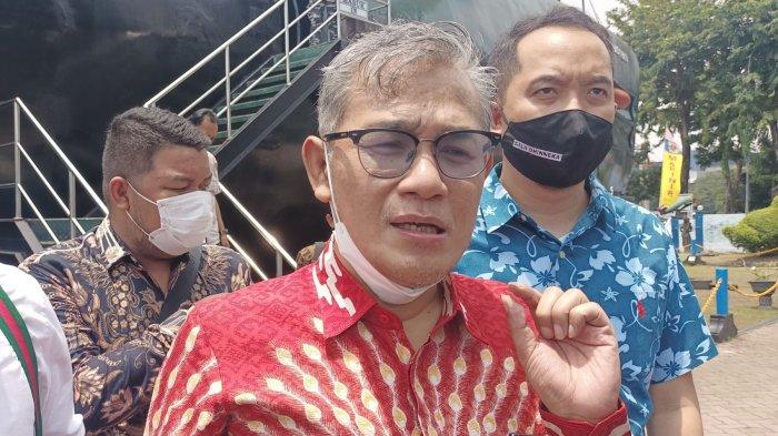 Budiman Sudjatmiko saat ditemui di Surabaya, Jumat (25/3/2022).