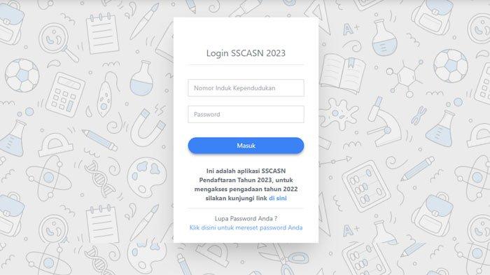 Alur pertama dalam pendaftaran CPNS maupun PPPK 2023 adalah pelamar wajib membuat akun di portal SSCASN.