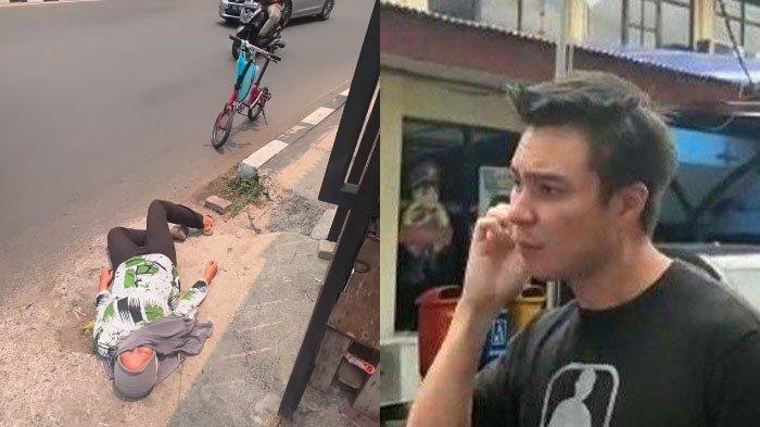 Demi dapat bantuan dari Baim Wong, ibu-ibu pura-pura pingsan di depan kantornya