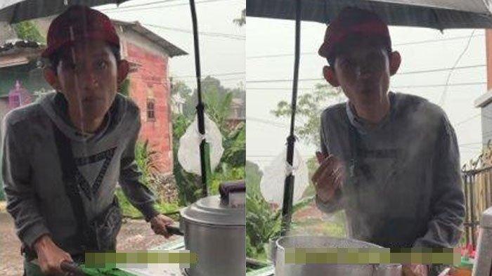 Dulunya TikToker, Putra kini keliling jualan cilok. Iapun bersujud usai dapat uang Rp2 juta dan dagangan habis diborong.