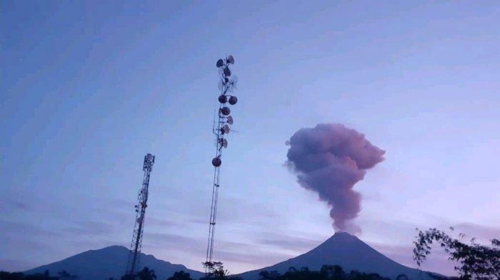 Gunung Merapi meletus Kamis, 13 Februari 2020, pagi