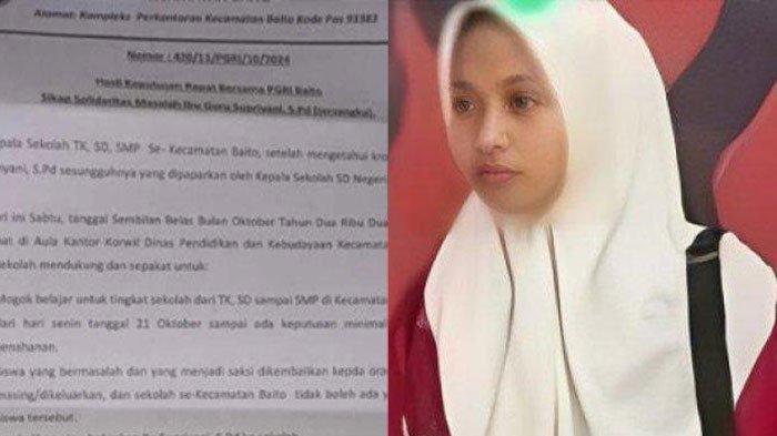 Guru honorer Supriyani ditahan usai pukul muridnya anak polisi pakai sapu, dituding penganiayaan