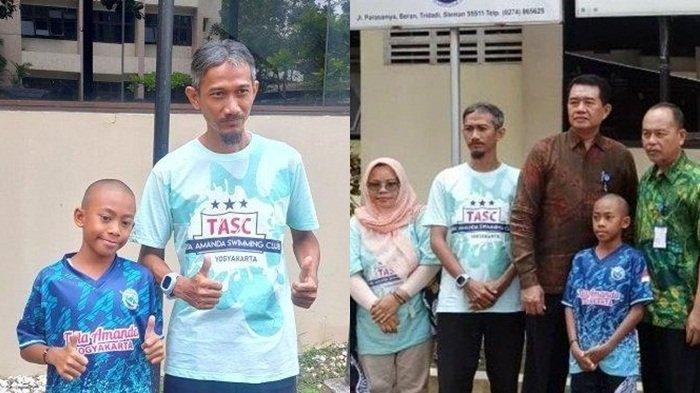 Egi alias Ghiyats atlet renang akhirnya dinobatkan jadi juara 2 lomba renang.
