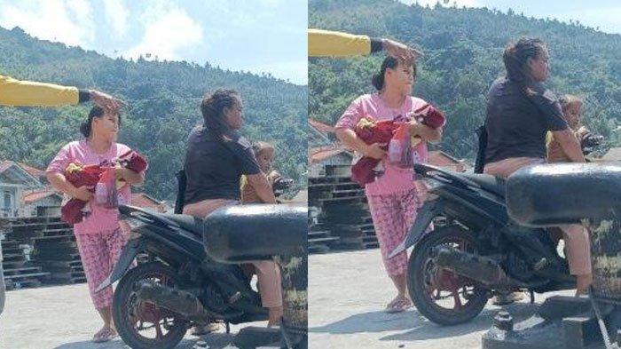 Seorang ibu pulang dari rumah sakit naik sepeda motor padahal baru melahirkan. Ia sempat meminta ambulans namun permintaannya tak digubris. Pihak rumah sakit pun menjelaskan hanya salah paham.