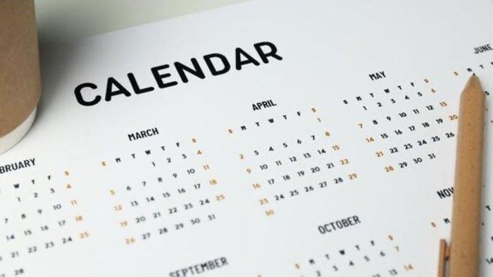 Ilustrasi kalender. 
