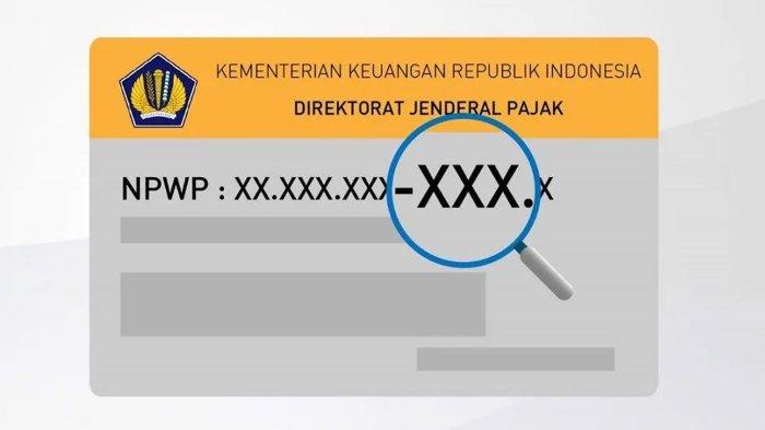 Ilustrasi Nomor Pokok Wajib Pajak (NPWP).