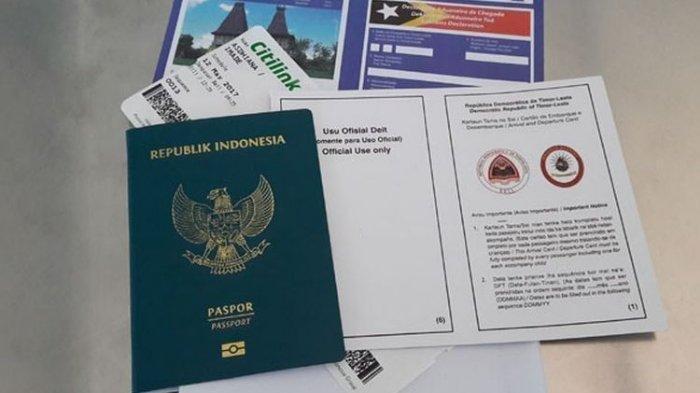 ILUSTRASI Paspor Indonesia