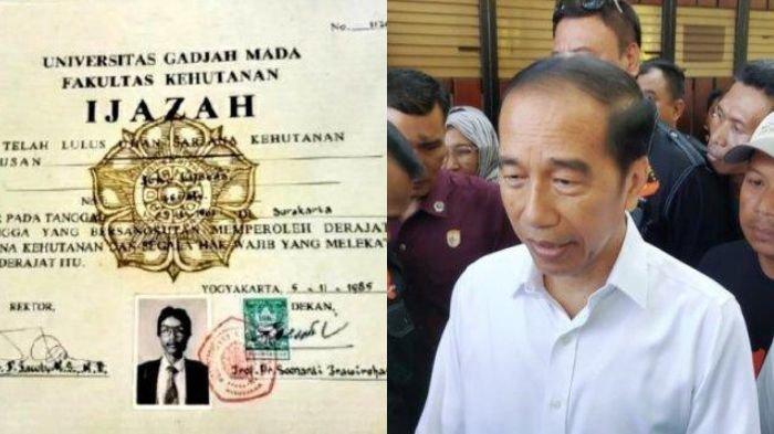 IJAZAH JOKOWI - Jokowi akhirnya menunjukkan ijazah asli miliknya, Rabu (16/4/2025). Sayangnya, ijazah tersebut hanya ditunjukkan ke wartawan. Presiden ke-7 Republik Indonesia itu mengatakan tak memiliki kewajiban menunjukkannya ke massa aksi yang sempat beraksi di depan Fakultas Kehutanan Universitas Gadjah Mada (UGM), Selasa (15/4/2025).