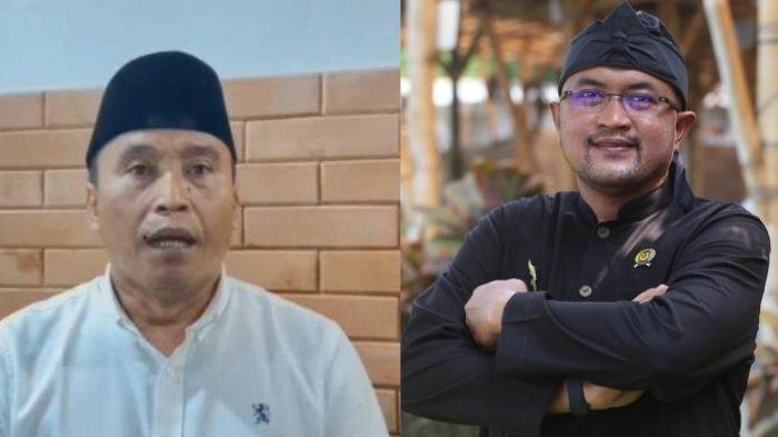 BELA KADES - (kiri) kades Klapanunggal, Ade Endang Saripudin dan (kanan) Bupati Bogor Rudy Susmanto. Gubernur Jawa Barat, Dedi Mulyadi bahkan geram dengan kelakuan kepala desa atau kades Klapanunggal, Ade Endang Saripudin, tapi Kades tersebut kini dibela Bupati Bogor, Rudy Susmanto.