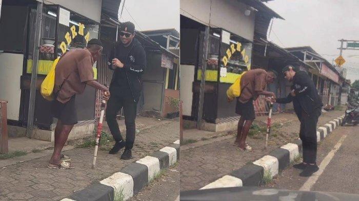 Kakek pengemis menolak diberi uang banyak, takut uang haram