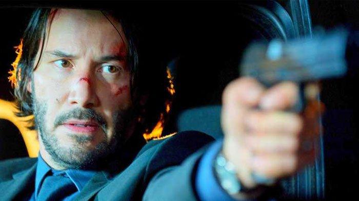 Keanu Reeves, memainkan tokoh utama sebaga John Wick di film 'John Wick: Chapter 3-Parabellum'.