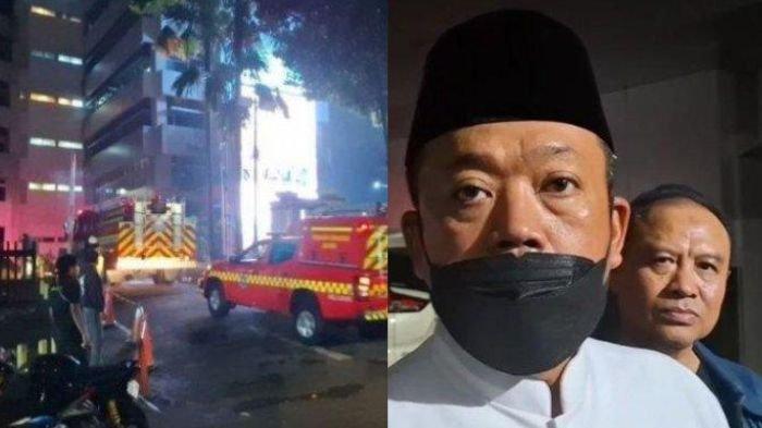 KEBAKARAN GEDUNG KEMENTERIAN ATR/BPN - Menteri ATR/Kepala BPN, Nusron Wahid pastikan tak ada dokumen hangus dalam insiden Gedung Kementerian ATR/BPN terbakar pada Sabtu (8/2/2025) pukul 23.00 WIB.