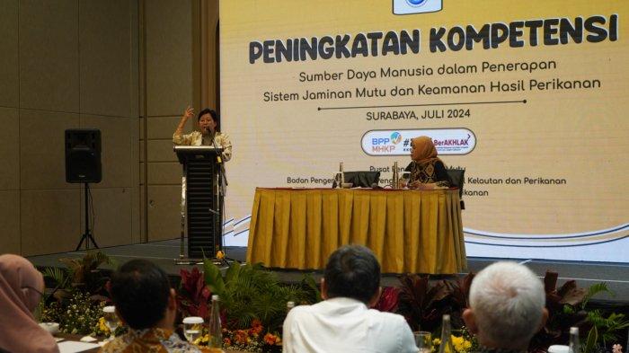 kegiatan Peningkatan Kompetensi Sumber Daya Manusia dalam Penerapan SJMKHP di Hotel Mercure Grand Mirama Surabaya, 4 Juli 2024.