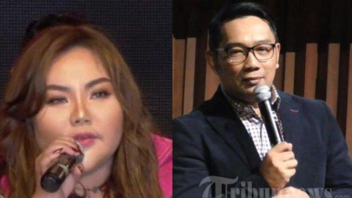 BUKAN RK? - (kiri) Lisa Mariana dan (kanan) Ridwan Kamil. Seorang pria mengaku ayah dari anak Lisa Mariana, bukan Ridwan Kamil?