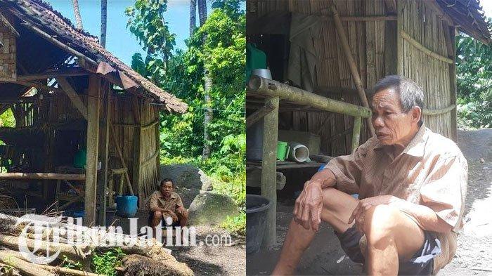 Kisah Pak Jumadi tujuh tahun tinggal di gubuk reyot bersama anaknya