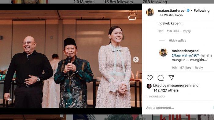 Komentar netizen soal Harjono Sigit ayah Maia Estianty